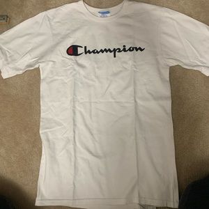 Small Champion white T-shirt